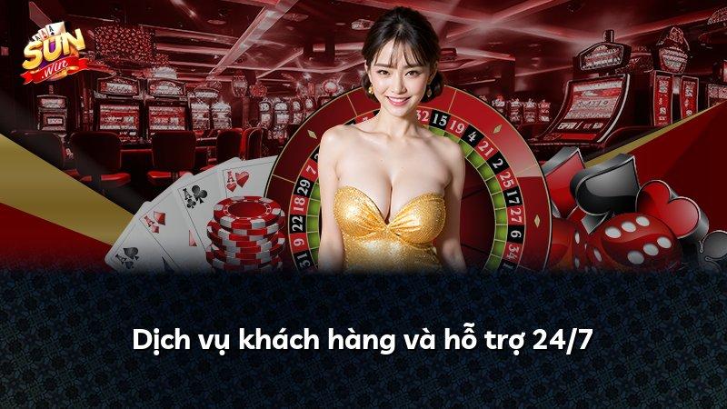 Dịch vụ khách hàng và hỗ trợ 24/7